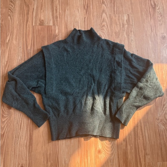 Prologue Green Cowl Neck Sweater Chunky Knit - Picture 3 of 6